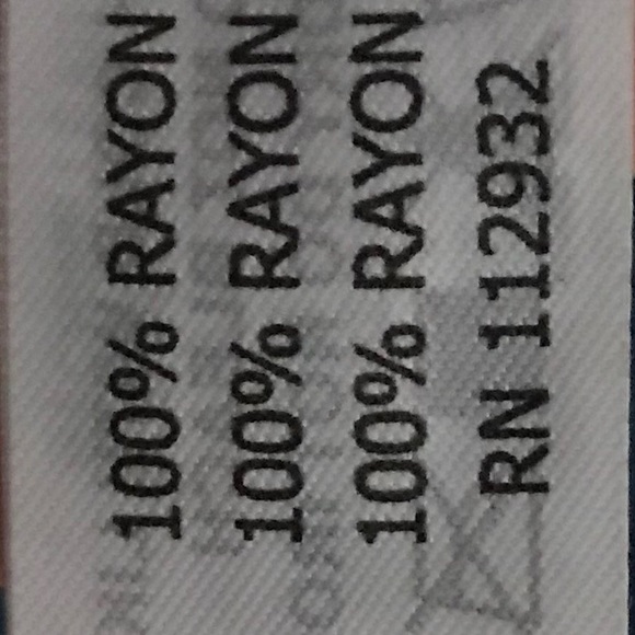 NWT Chambray Denim fringe festival beach rayon - Picture 7 of 7